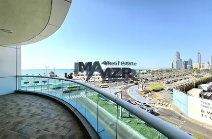 Apartment - 4 Bedrooms - 3 Bathrooms for rent in Bel Ghailam Tower - Corniche Road - Abu Dhabi