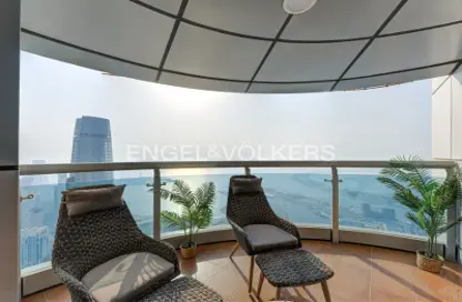 Penthouse - 4 Bedrooms - 5 Bathrooms for rent in Princess Tower - Dubai Marina - Dubai