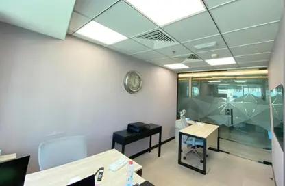 Office Space - Studio - 2 Bathrooms for rent in The Prime Tower - Business Bay - Dubai