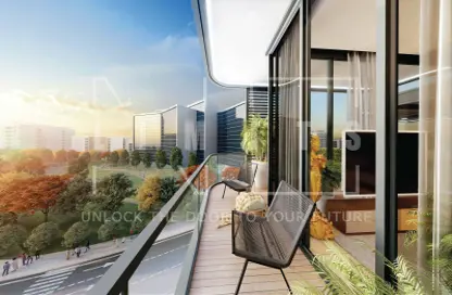 Balcony image for: Apartment - 3 Bedrooms - 4 Bathrooms for sale in Olivia Residences - Dubai Investment Park - Dubai, Image 1