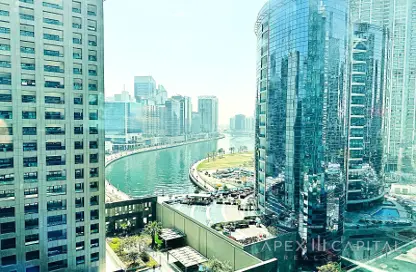 Office Space - Studio - 1 Bathroom for sale in The Binary Tower - Business Bay - Dubai