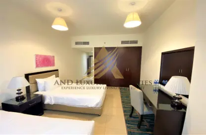 Room / Bedroom image for: Hotel  and  Hotel Apartment - 3 Bedrooms - 4 Bathrooms for rent in Roda Amwaj Suites - Amwaj - Jumeirah Beach Residence - Dubai, Image 1