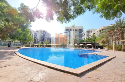 Pool image for: Apartment - 3 Bedrooms - 4 Bathrooms for rent in Al Rayyana - Khalifa City - Abu Dhabi, Image 1