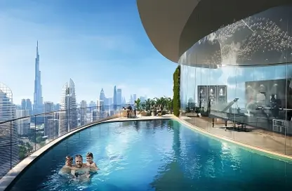 شقة - غرفة نوم - 2 حمامات للبيع في 1 تاج القناة - كانال كراون - الخليج التجاري - دبي