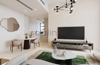 Living / Dining Room image for: Apartment - 1 Bedroom - 2 Bathrooms for sale in Sapphire 32 - Jumeirah Village Circle - Dubai, Image 1