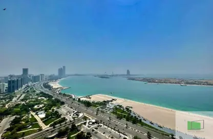 شقة - 3 غرف نوم - 4 حمامات للايجار في وايف تاور - شارع الكورنيش - أبوظبي