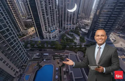 شقة - غرفة نوم - 2 حمامات للايجار في 1ذا ريزيدنس - برج ريزيدنس - دبي وسط المدينة - دبي