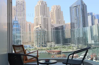 Apartment - 1 Bedroom - 2 Bathrooms for rent in Marina Star - Dubai Marina - Dubai