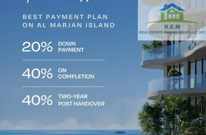 Apartment - 1 Bedroom - 1 Bathroom for sale in Miraggio - Al Marjan Island - Ras Al Khaimah