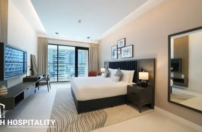 النزل و الشقق الفندقية - غرفة نوم - 2 حمامات للايجار في تشيفيل مايسون ذا بالم دبي - نخلة جميرا - دبي