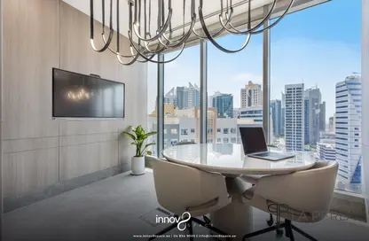 Business Centre - Studio - 4 Bathrooms for rent in I Rise Tower - Barsha Heights (Tecom) - Dubai