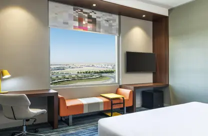 Apartment - Studio - 1 Bathroom for rent in Aloft Dubai South - Dubai South (Dubai World Central) - Dubai