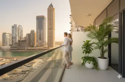 Apartment - 1 Bedroom - 1 Bathroom for rent in Zada Tower - Business Bay - Dubai