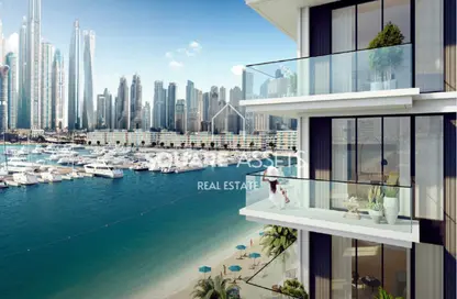 Apartment - 1 Bedroom - 1 Bathroom for sale in Beach Mansion - EMAAR Beachfront - Dubai Harbour - Dubai