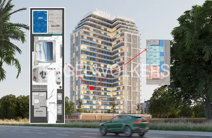 Apartment - Studio - 1 Bathroom for sale in Samana Lake Views 2 - Dubai Production City (IMPZ) - Dubai