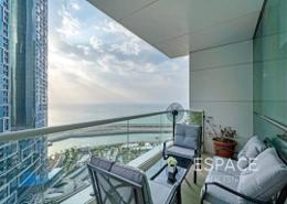 Balcony image for: Apartment - 2 bedrooms - 3 bathrooms for rent in Al Bateen Residences - The Walk - Jumeirah Beach Residence - Dubai, Image 1