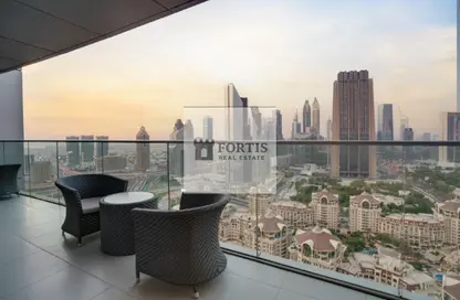 Penthouse - 4 Bedrooms - 5 Bathrooms for rent in The Address BLVD Sky Collection - Downtown Dubai - Dubai