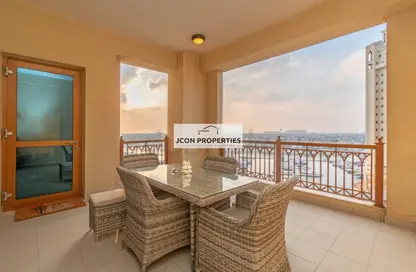 Apartment - 2 Bedrooms - 3 Bathrooms for rent in Marina Residences 1 - Marina Residences - Palm Jumeirah - Dubai