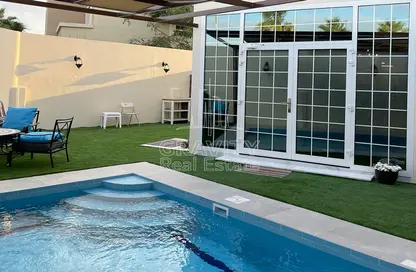 Pool image for: Villa - 5 Bedrooms - 5 Bathrooms for sale in Arabian Style - Al Reef Villas - Al Reef - Abu Dhabi, Image 1