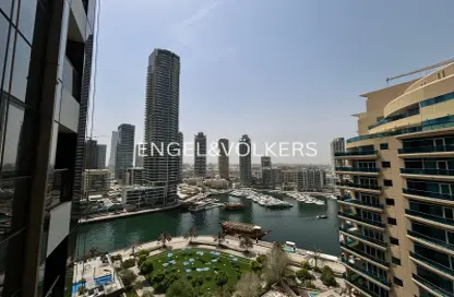 Apartment - Studio - 1 Bathroom for rent in Sparkle Tower 2 - Sparkle Towers - Dubai Marina - Dubai