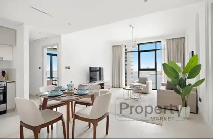 Apartment - 1 Bedroom - 1 Bathroom for sale in Marina Vista - EMAAR Beachfront - Dubai Harbour - Dubai