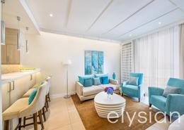 Living / Dining Room image for: Apartment - 1 bedroom - 2 bathrooms for rent in NH Collection Dubai The Palm - Palm Jumeirah - Dubai, Image 1