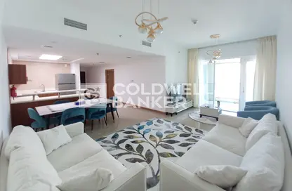 شقة - غرفة نوم - 2 حمامات للايجار في برج سولافا - دبي مارينا - دبي