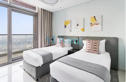 شقة - 2 غرف نوم - 2 حمامات للايجار في فندق ومساكن برج باراماونت - الخليج التجاري - دبي