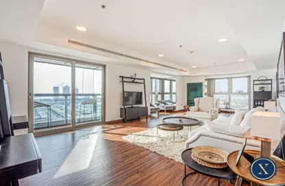 Apartment - 3 Bedrooms - 4 Bathrooms for rent in Princess Tower - Dubai Marina - Dubai