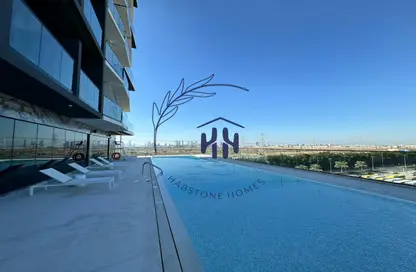 Pool image for: Apartment - 1 Bedroom - 2 Bathrooms for rent in Binghatti Heights - Jumeirah Village Circle - Dubai, Image 1