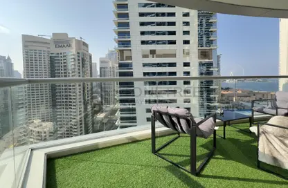 Apartment - 2 Bedrooms - 2 Bathrooms for rent in Skyview Tower - Dubai Marina - Dubai