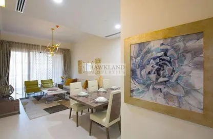 Living / Dining Room image for: Townhouse - 3 Bedrooms - 3 Bathrooms for sale in Janayen Avenue - Mirdif Hills - Mirdif - Dubai, Image 1