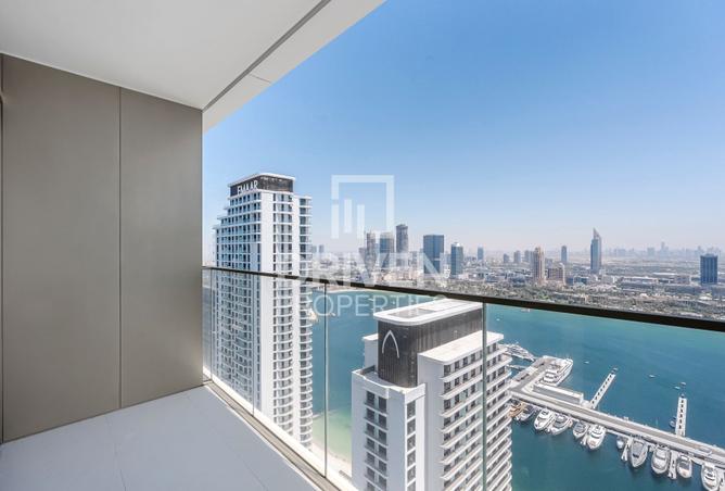 Apartment - 2 Bedrooms - 3 Bathrooms for sale in Grand Bleu Tower 1 - EMAAR Beachfront - Dubai Harbour - Dubai