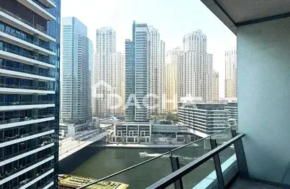 Apartment - Studio - 1 Bathroom for sale in Silverene Tower B - Silverene - Dubai Marina - Dubai