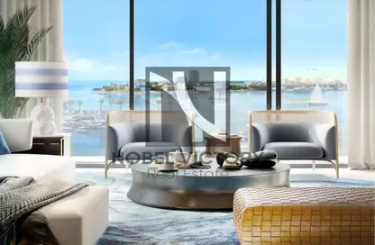Living Room image for: Apartment - 1 Bedroom - 1 Bathroom for sale in Sunridge By Emaar - Mina Rashid - Dubai, Image 1