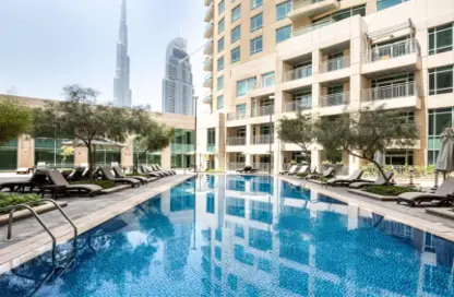 Apartment - 1 Bedroom - 2 Bathrooms for rent in Burj Views - Downtown Dubai - Dubai