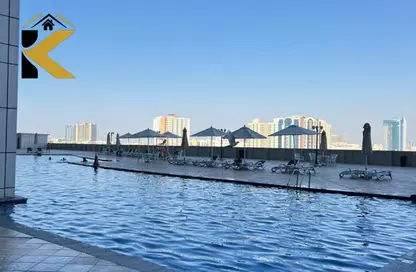 Apartment - 1 Bedroom - 2 Bathrooms for sale in Corniche Tower - Ajman Corniche Road - Ajman