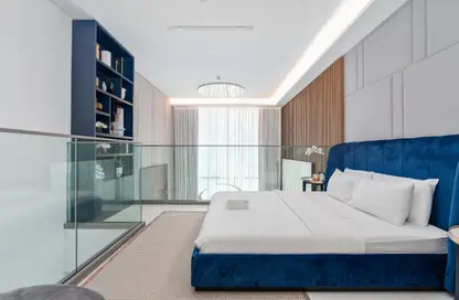 دوبلكس - غرفة نوم - 2 حمامات للايجار في فندق ومساكن إس إل إس دبي - الخليج التجاري - دبي