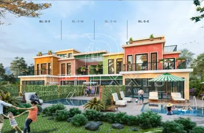 Townhouse - 4 Bedrooms - 4 Bathrooms for sale in Portofino - Damac Lagoons - Dubai
