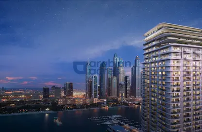Apartment - 1 Bedroom - 2 Bathrooms for sale in Beachgate by Address - EMAAR Beachfront - Dubai Harbour - Dubai