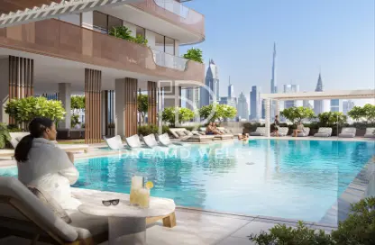 Apartment - 2 Bedrooms - 3 Bathrooms for sale in Evergr1n House - Jumeirah Garden City - Al Satwa - Dubai