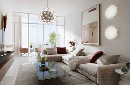 Living Room image for: Apartment - 1 Bedroom - 1 Bathroom for sale in Al Habtoor Tower - Al Taawun Street - Al Taawun - Sharjah, Image 1