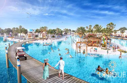 صورة لـ حوض سباحة تاون هاوس - 5 غرف نوم - 4 حمامات للبيع في سانتوريني - داماك لاجونز - دبي ، صورة رقم 1