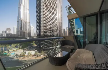 Apartment - 2 Bedrooms - 3 Bathrooms for rent in Burj Vista 2 - Burj Vista - Downtown Dubai - Dubai