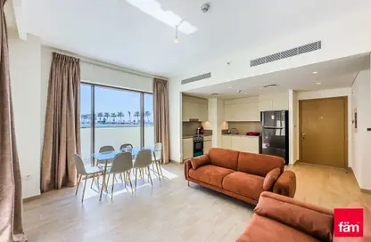Living / Dining Room image for: Apartment - 2 Bedrooms - 2 Bathrooms for rent in Breeze - Creek Beach - Dubai Creek Harbour (The Lagoons) - Dubai, Image 1