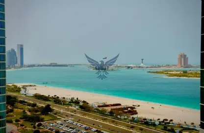 شقة - 4 غرف نوم - 6 حمامات للايجار في برج لاند مارك - شارع الكورنيش - أبوظبي