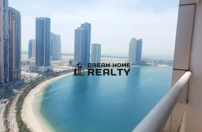 Apartment - 1 Bedroom - 2 Bathrooms for rent in Al Khan Lagoon Tower - Al Khan Lagoon - Al Khan - Sharjah