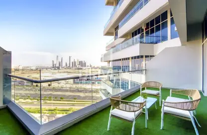 شقة - غرفة نوم - 2 حمامات للايجار في عزيزي عالية - الجداف - دبي