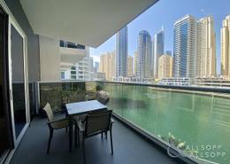 صورةشرفة لـ: شقة - 2 غرف نوم - 3 حمامات للبيع في شقق أورا هاربور السكنية والفندقية - دبي مارينا - دبي, صورة 1