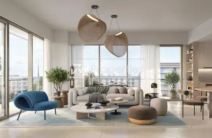 Living Room image for: Apartment - 2 Bedrooms - 2 Bathrooms for sale in Bayline - Mina Rashid - Dubai, Image 1